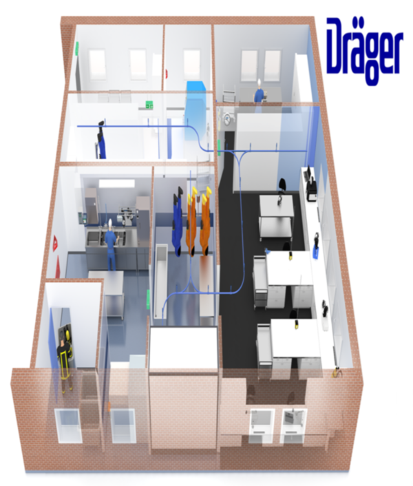 Ahjar Safety -Draeger workshop systems and Complete respiratory protection workshop solutions in Oman, Muscat